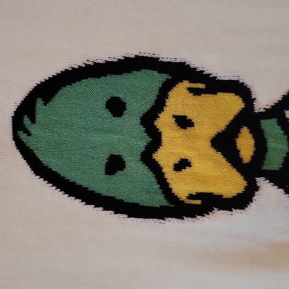 100% authentic LOUIS VUITTON LACQUARD KNIT SHORT SLEEVE TOP - Picture 3 of 15